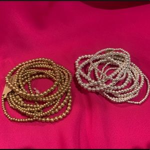 9 strand stretch beaded bracelets